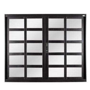 Imagem de Janela de Correr 4 Folhas Travessa com Vidro Liso 100x120cm