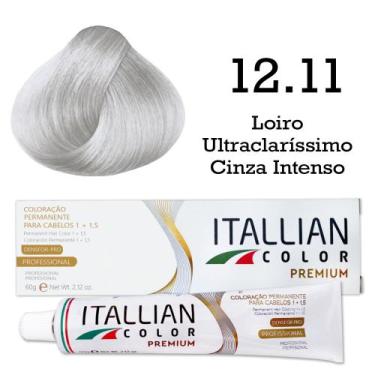 Imagem de Coloração 12.11 Loiro Ultraclaríssimo Cinza Intenso  Itallian Color