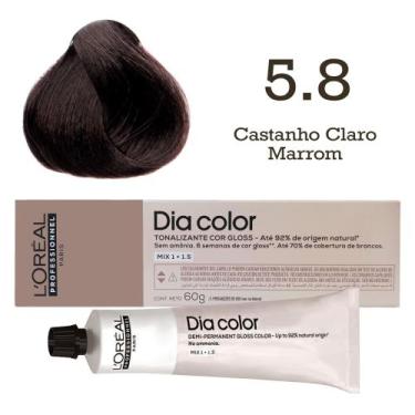 Imagem de Tonalizante Dia Color 5.8 Castanho Claro Marrom  L'Oréal Professionnel