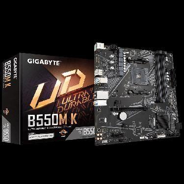 Imagem de Placa Mãe Gigabyte B550m K,  Am4 4xddr4(máx128gb), 4 Sata, 2 M.2, 2xus