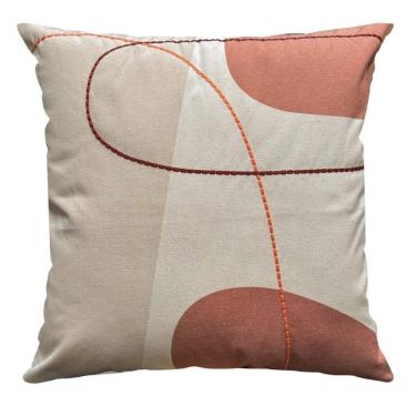 Imagem de Almofada Donatella Laranja 079 Bordada 43x43cm Belchior