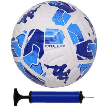 Imagem de Bola Futsal Kappa Blasty 100 + Bomba de Ar, Azul