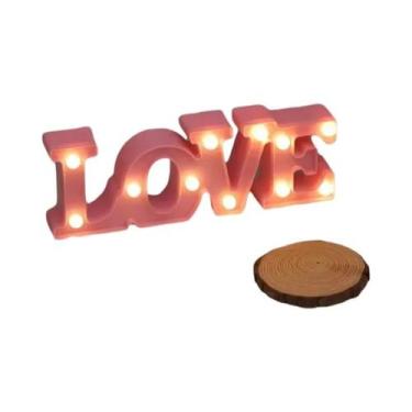 Imagem de Dia Dos Namorados Romântico LED LOVE Sign Lights Home Desktop Decoraçã