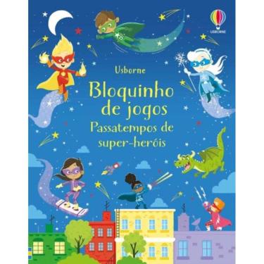 Imagem de Bloquinho De Jogos: Passatempos De Super-Herois