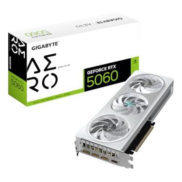 Imagem de Placa de Vídeo Gigabyte RTX 5060 Aero OC, 8GB GDDR7 - GV-N5060AERO OC-8GD
