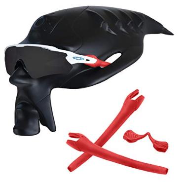 Imagem de RockShell Kits de borracha de substituição para óculos de sol Oakley Radar EV Path/Pitch/Range/Edge - Vermelho