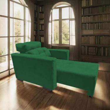 Imagem de Poltrona do Papai Retratil e Reclinavel Veneza - Bl DECOR, Verde