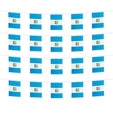 Imagem de FFILL 20 pés 20 bandeiras bandeira das Américas do Norte e do Sul, mini bandeira pequena bandeira, para festas, lojas e bares, decorações ao ar livre - bandeiras nacionais temáticas da América do Sul