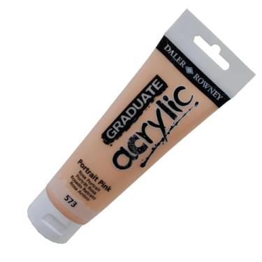 Imagem de DALER ROWNEY Graduate Acrylic, Tinta Acrilica em Bisnaga de 120ml, Cor Rosa Retrato (573)