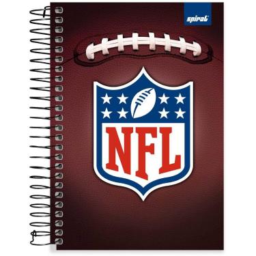 Imagem de Caderno 1-4 espiral capa dura 160 folhas NFL 2523935 Spiral NFL