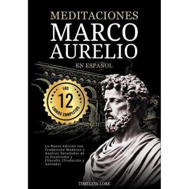 Imagem de Livro Meditações de Marco Aurelio em espanhol com análise