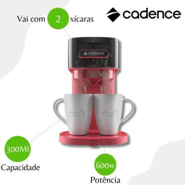 Imagem de Cafeteira Single Up Cadence CAF230 Preto/Vermelho - 110V  , 110V