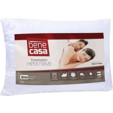 Imagem de Travesseiro Hiper Firme Tecido Matelassado 50x70cm 100% Poliéster