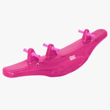 Imagem de GANGORRA CROCODILO - ROSA