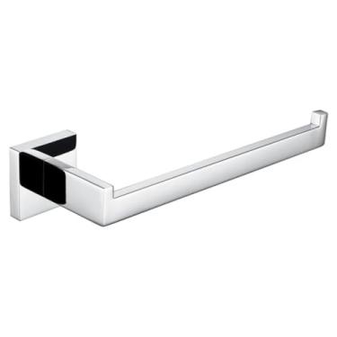 Imagem de Conjunto de acessórios para banheiro cromados e polidos, prateleira de parede para banheiro, cabide para roupão, suporte para papel higiênico, toalheiro de aço inoxidável (anel para toalhas CS)