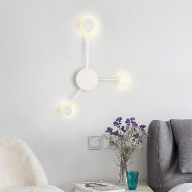 Imagem de GZZBMY Arandelas de parede modernas de LED de metal acrílico para iluminação de parede luminárias de parede nórdicas minimalistas para sala de estar interna quarto corredor decoração de escritório