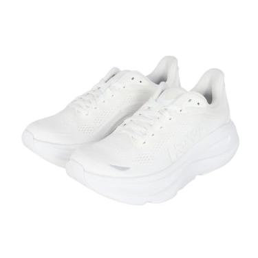 Imagem de HOKA Tênis masculino Bondi 9, Branco/Branco, 45