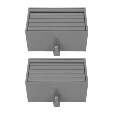 Imagem de Yosoo Titular de Chave Decorativa, Organizador de Chave de Parede de Forma de Carro de Garagem para Carro de Brinquedo Com Fechamento Magnético, Sala de Armazenamento ou Garagem (GRAY)