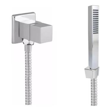Imagem de Ducha Higiênica Quadrada Luxo +suporte