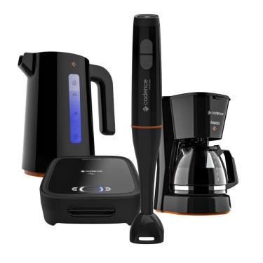 Imagem de Kit Completo Cadence Cozinha Black Contrast III 110V