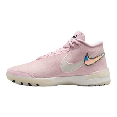 Imagem de Tênis de basquete Lebron NXXT Genisus (HF0712-602, espuma rosa/preto/rosa lavagem/vela), Espuma rosa/preto/rosa lavagem/vela, 40