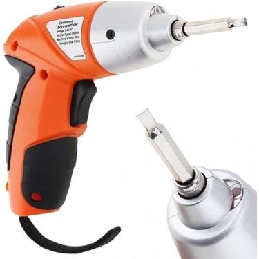 Imagem de Furadeira Parafusadeira Elétrica Recarregável Sem Fio 45 Peças com Maleta USB Luz LED Função Reversível Compacta Mandril Magnético Ferramenta Doméstica Portátil Profissional