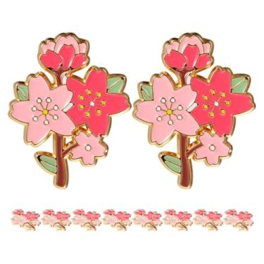 Imagem de Baluue Broche De Flores Para Mulheres Elegantes Broches De Strass Alfinetes Esmalte Boutonniere Para Casaco Feminino Vestido De Aniversário Festa Ano Decoração De