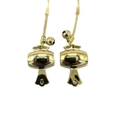 Imagem de SÖPÖSÖPÖ Lucky Mallet Omikuji Charm – Conjunto de 2 peças x 11 cm Empregada doméstica no Japão, presente de lembrança de estilo japonês fofo