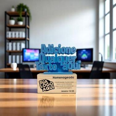 Imagem de Troféu "Adicione qualquer texto aqui" - 4 Dimension, 50 unidades