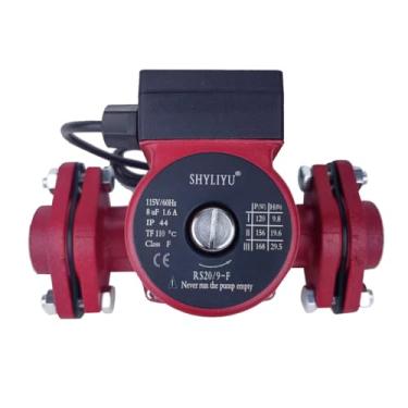Imagem de SHYLIYU Bombas De Reforço Pressão Água Residencial 115 V, 3 Velocidades, 168 W, Flange 1" E Recirculação Quente, Circulação 29,5 Pés, 14,5 Gpm, Circulador Ferro Fundido Para Chuveiro, Sistema Solar