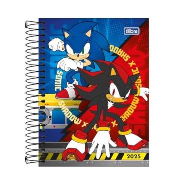 Imagem de Agenda Espiral Diária 2025 11,7x16,4cm Sonic Tilibra