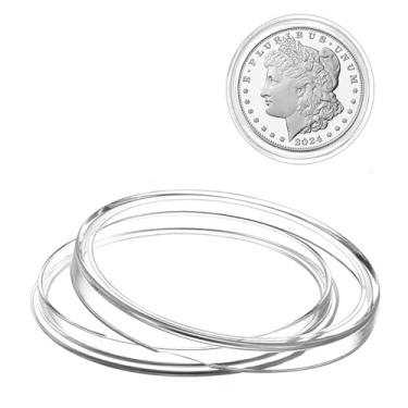 Imagem de MUDOR Porta-Moedas De Dólar De Prata Para Morgan, Peace, Estojos De Armazenamento De Moedas Para Colecionadores, Cápsulas Protetoras De Coleção De Moedas De Plástico