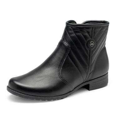 Imagem de Bota Feminina Coturno Cano Curto Fácil Calce Conforto Dakota