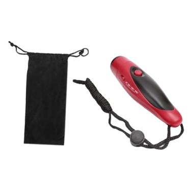 Imagem de UGPLM Apito elétrico de alto volume com cordão para esportes ao ar livre, apito para treinadores, treinamento de cães de sobrevivência, vôlei e futebol, Vermelho