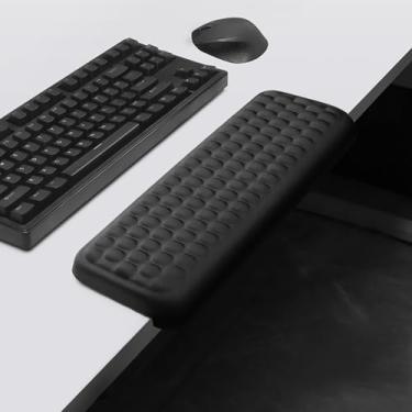 Imagem de FORRTY Almofada De Apoio Para Braço Em L, Suporte Ergonômico Para Pulso E Teclado, Espuma De Memória, Alívio Para Síndrome Do Túnel Do Carpo, Cotoveleira Macia Para Desenho, Jogos, Digitação(One)