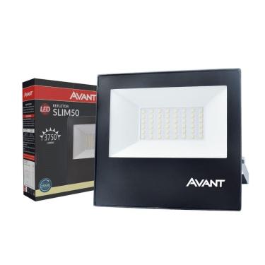 Imagem de Refletor LED Avant Neutro 50W 4000K 3750 Lúmens Bivolt Preto