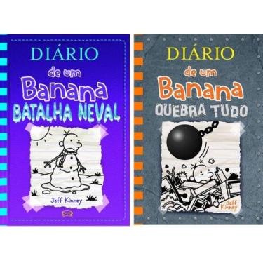 Imagem de Coleção Diário de um Banana - Vol 13 e 14 - Autor: Jeff Kinney - Capa 