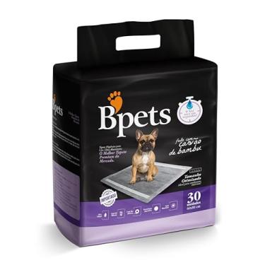 Imagem de Tapete Higiênico Ultra Absorvente Bpets C/30 unidades 60 x 80 cm, Preto