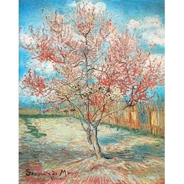 Imagem de Pintoo Quebra-Cabeças De 500 Peças Para Adultos - Vincent Van Gogh, O Pessegueiro Rosa, Lindo Quebra-Cabeça Plástico, Decoração Casa, Poeira Zero, Fácil Guardar [H2642]