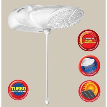Imagem de Chuveiro Top Jet 4t Turbo 127v ou 220v Lorenzetti, Branco