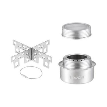 Imagem de Fogão Portátil De Camping Mini Com Tampa De Liga De Alumínio Para Cozi