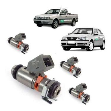 Imagem de Bico injetor vw gol parati saveiro santana 1.6 1.8 2.0 1997  kit c/ 4 