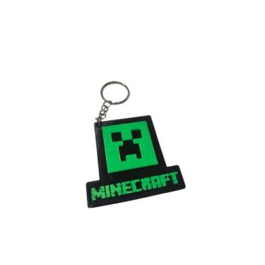 Imagem de Chaveiro Minecraft Creeper  Acessório Criativo para Bolsas e Chaves - 