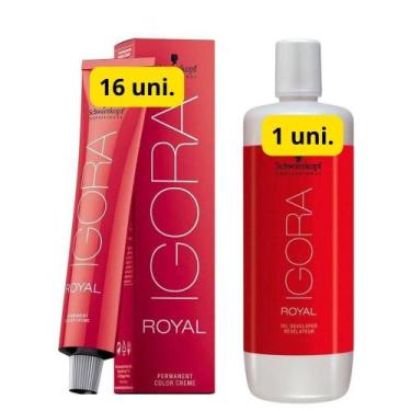 Imagem de Igora Royal Coloração 16X 7/0 Louro Médio + 1X Ox20V Lt - Schwarzkopf