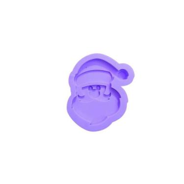 Imagem de R290 Molde de silicone papai noel chaveiro resina decoração - confeita