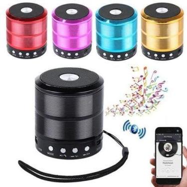 Imagem de Caixa De Som Speaker Portátil Ws-887 Pendrive Bluetooth - Lemmox