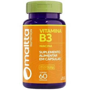Imagem de Vitamina B3 Niacina 60cps 1 ao dia Maltta - Duom