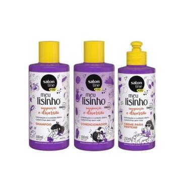 Imagem de Kit Salon Line Meu Lisinho Kids Sh+ Cond+Creme Pentear