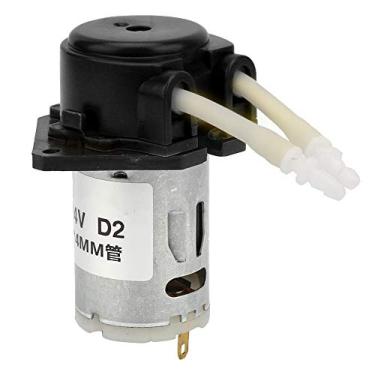 Imagem de Fafeicy Bomba de Dosagem Bomba Líquida Peristáltica Analítica de Laboratório DIY 24V DIY (Preto)