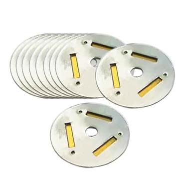 Imagem de Bothyi 10 peças de apito para chaleiras elétricas, tampa de bule, disco de apito redondo, peças de reparo para bule de chá, placas de